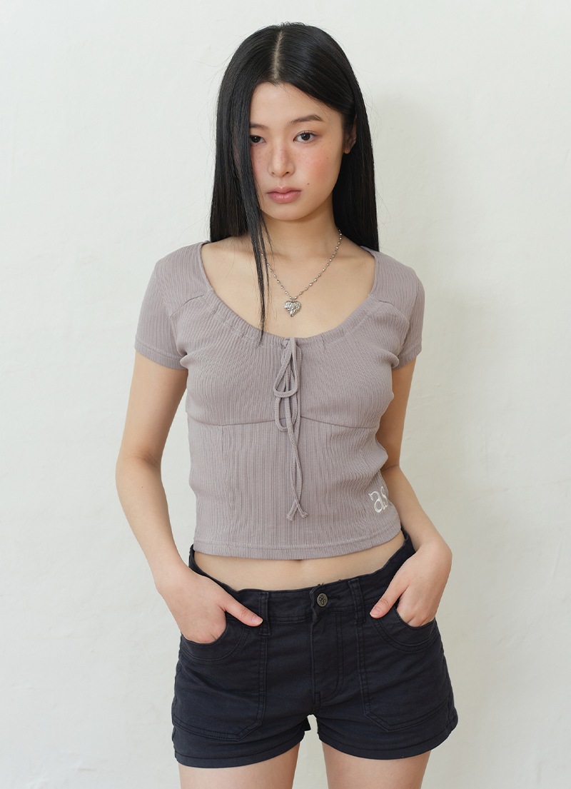 【AS"ON】 JUDY TEE / EARL GREY 正規品