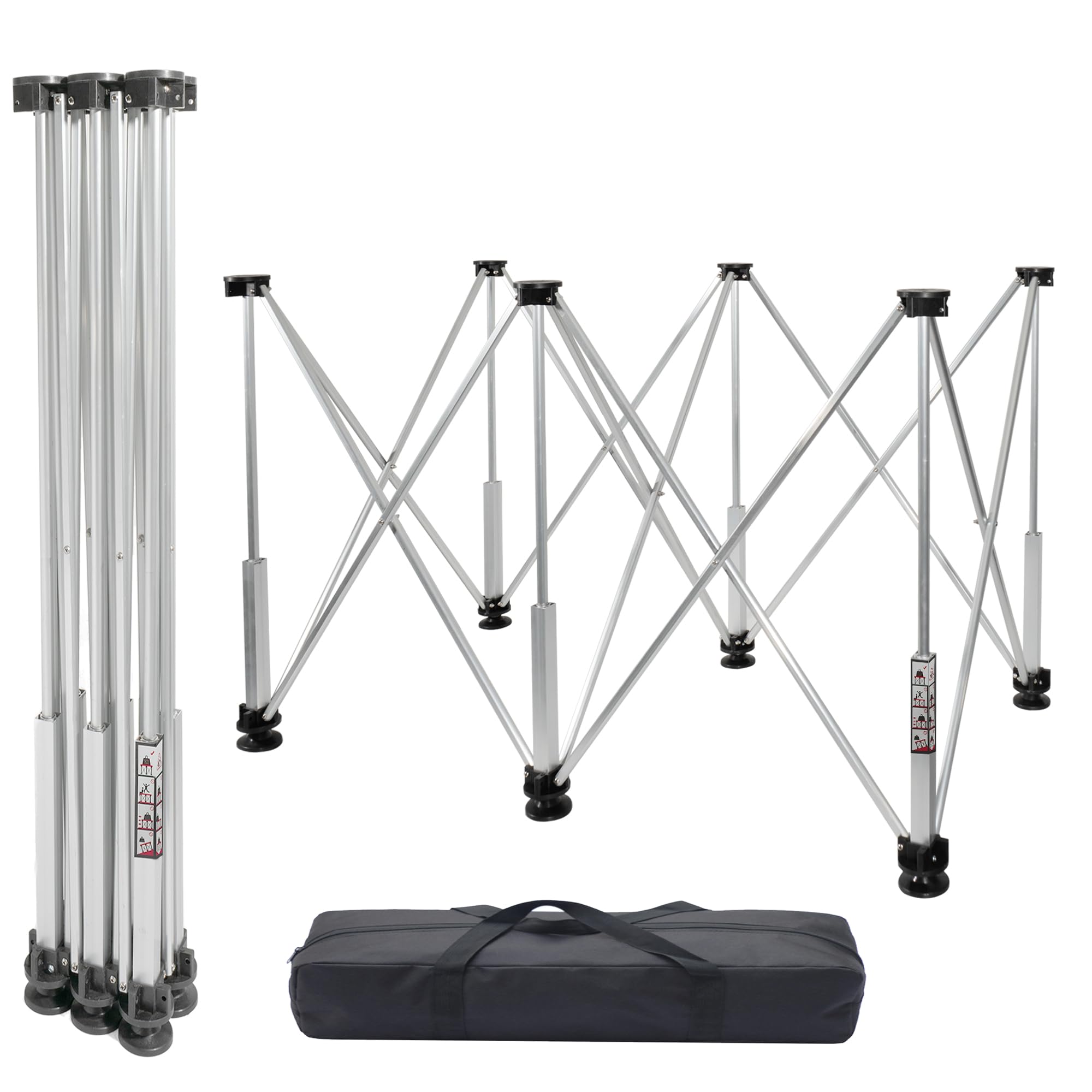 Bokuyoku 作業台 折りたたみ 5秒で簡単設置 アルミ製 組み立て不要 耐荷重 600kg 幅116cm×奥行61cm×高さ73~78cm DIY ワークベンチ 木工 軽量 ワークテーブル 伸縮