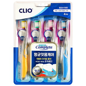 [el102]クリオコンプリート抗菌超極細毛歯ブラシ4個入り6個