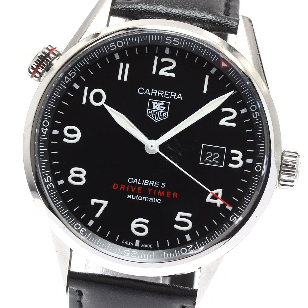 タグホイヤー TAG HEUER WAR2A10.FC6337 カレラ キャリバー5 ドライブタイマー 自動巻き メンズ _911279【中古】