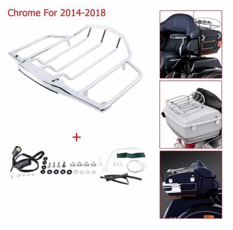 ツアーパック ラゲッジラック LEDランプ ハーレー ツーリング ロードキング ストリートグライド