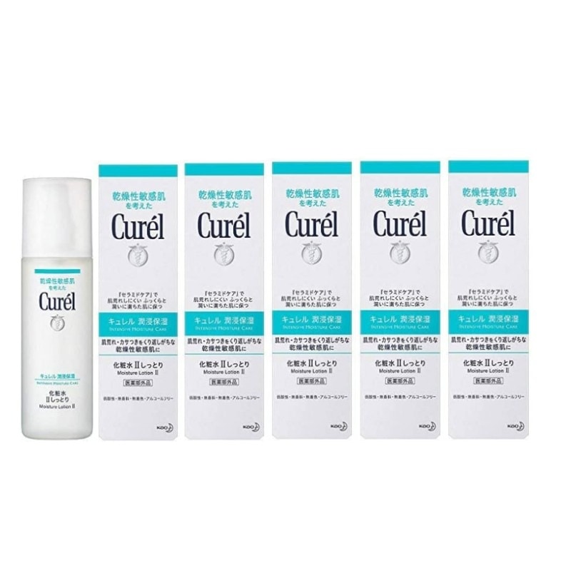 5個セット 花王Kao 潤浸保湿 花王 キュレル 化粧水 II しっとり 150ml