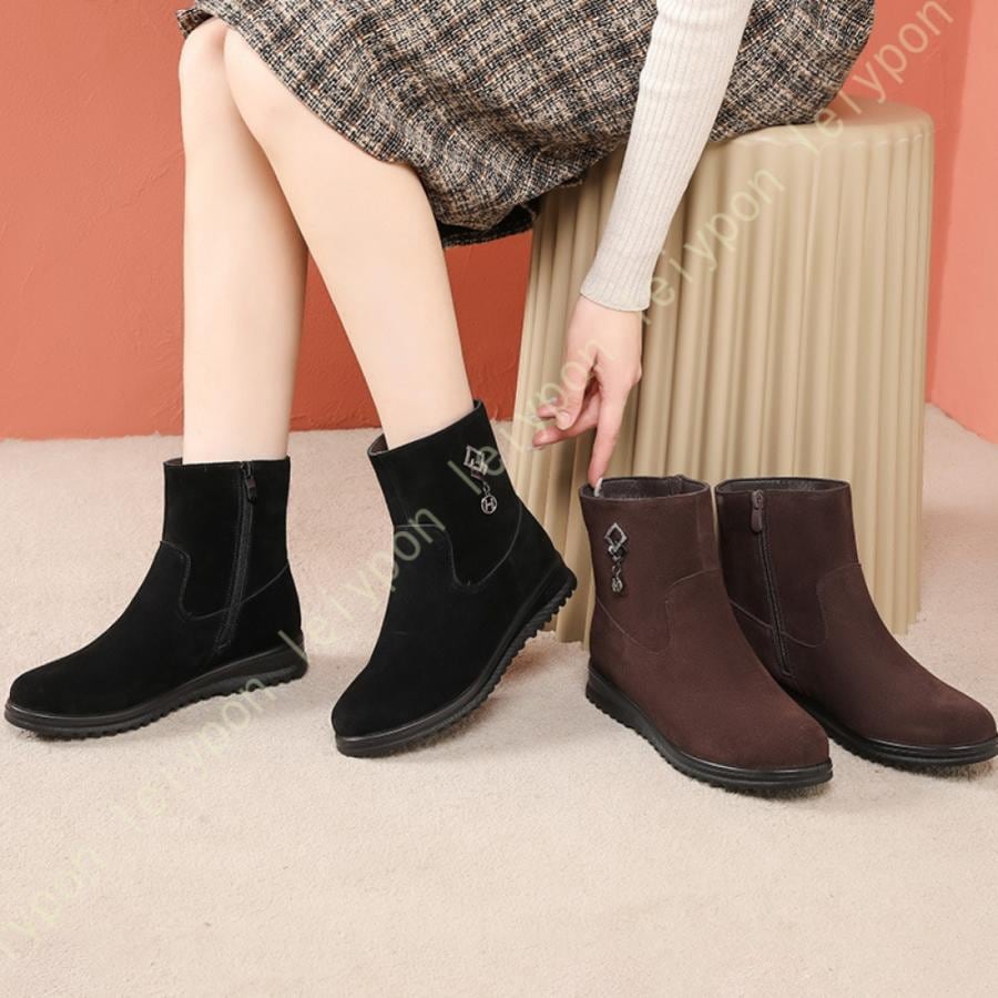 スノーブーツ キッズ おしゃれ 女の子 防水 ミドルブーツ ボアブーツ 大きいサイズ 雪遊び 無地 アウトドア 裏起毛 ジュニア レディース カジュアル 裏ボア