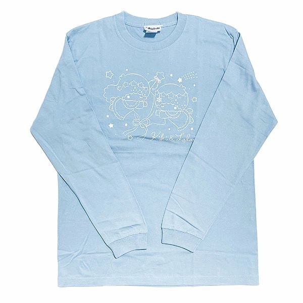 サンリオ キキララ ロングTシャツ(雪灯りのファンタジー) ブルー 長袖 アパレル Sanrio_4445-ts-9640