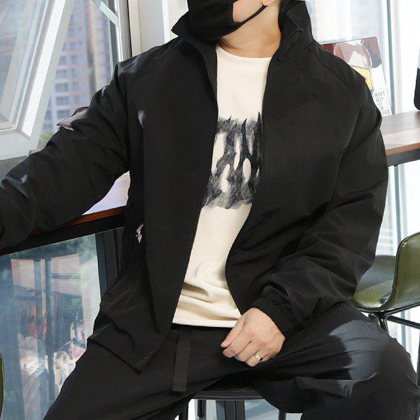 WTBメンズビッグサイズドレインジップアップラグランジャンパー