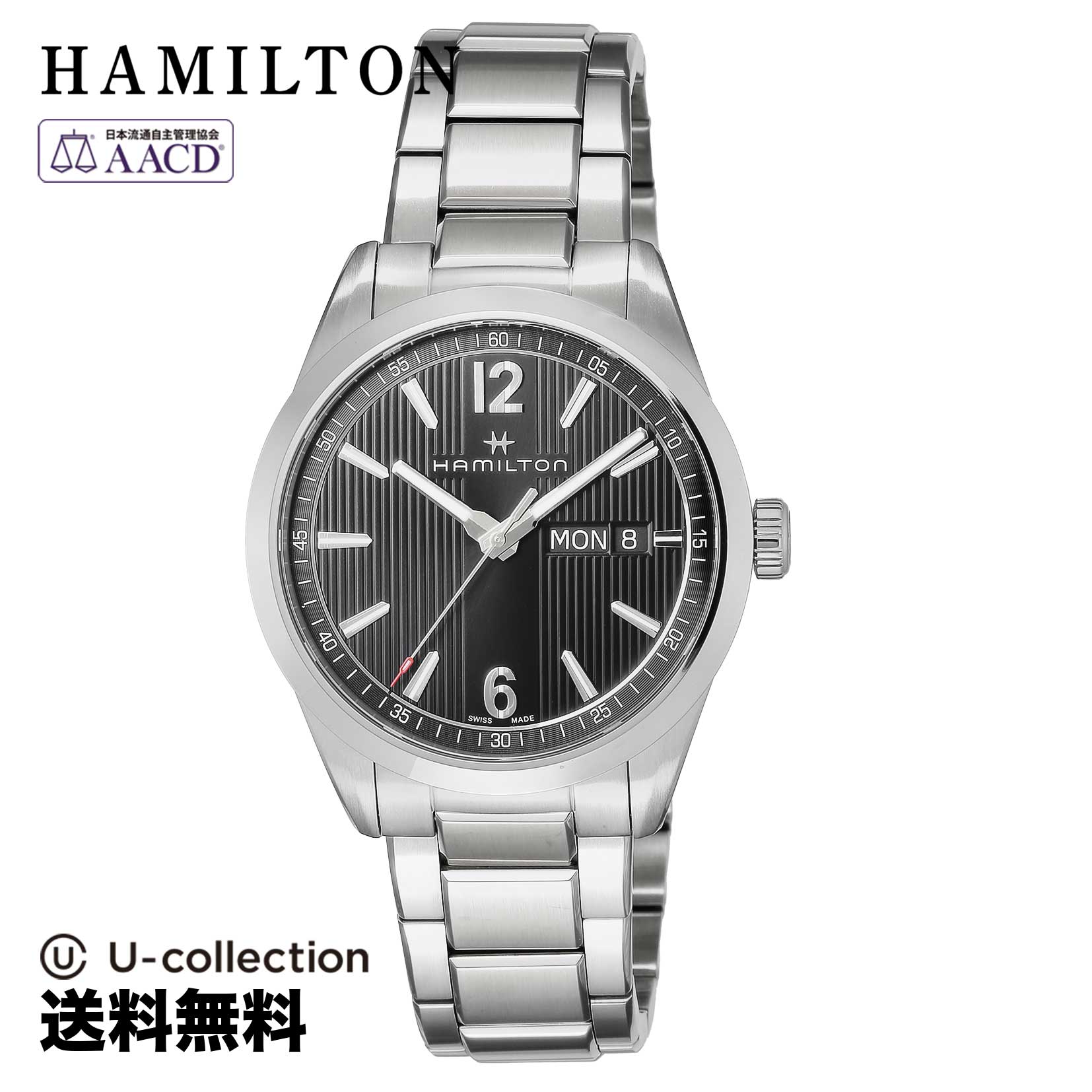 【腕時計】 HAMILTON(ハミルトン) Broadway / ブロードウェイ メンズ ブラック クォーツ H43311135 時計 ブランド