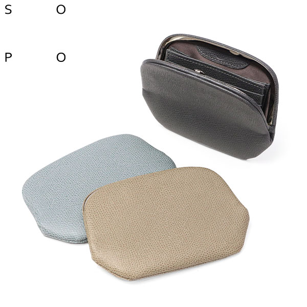 財布 メンズ レディース コンパクト ブランド 小さめ がま口 本革 牛革 おしゃれ 上品 高級感 きれいめ 大人 プレゼント 日本製 SNAP SLIM WALLET-M-DEG/VAL SO54