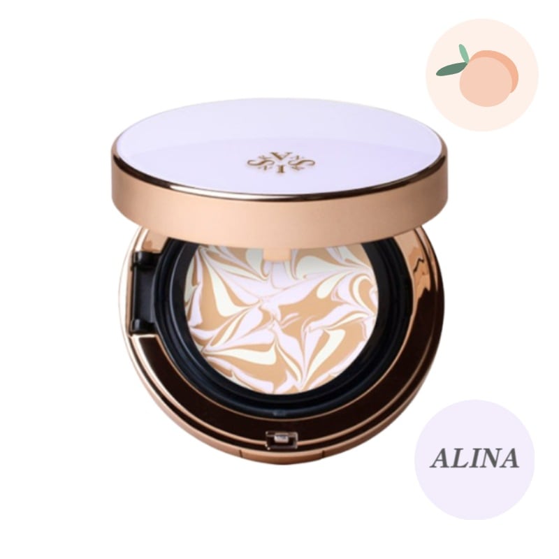 マモア コンパクト エアリナ, グロー結光マーブルファクトSPF50+PA++++/ファンデーション,クッションファンデ,カバー力, 密着感,毛穴,カバー,韓国コスメ,メイク,光彩,水分,無欠点