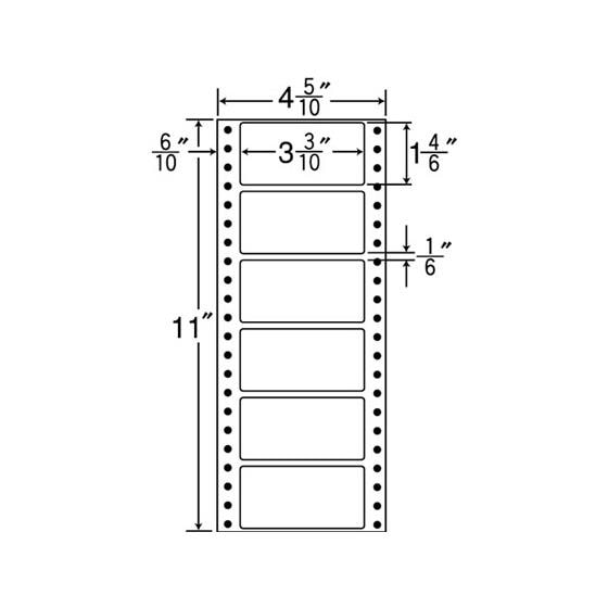 連続ラベルナナフォーム 4(5・10)×11 6面 1000折 NANA MM4K
