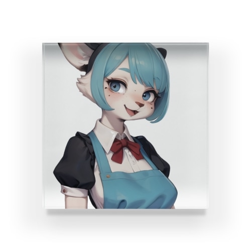 【受注生産】ウォンバットの女の子　ジュリア アクリルブロック