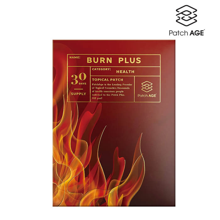 当日/翌日 配送 PatchAGE BURN PLUS バーンプラス 30パッチ入り パッチエイジ シート パッチ型 貼る 日本公式代理店【365日ヤマト倉庫出荷】 ネコポス便