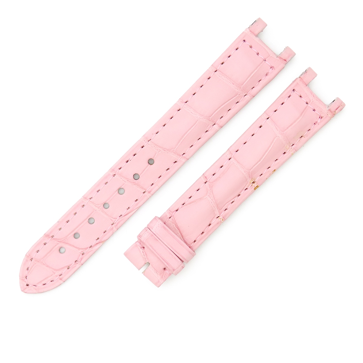 パシャ用 クロコバンド レディース 純正 替え ベルト ストラップ 尾錠用 15ｍｍ ピンク 10,020円