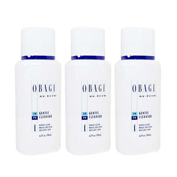 オバジ ジェントルクレンザー 198ml 3本 Obagi Nu-Derm Gentle Cleanser 洗顔料 海外発送 日時指定不可 ヤマト国際便発送