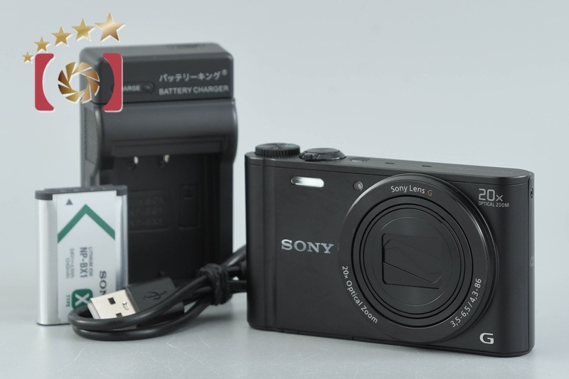 Cyber-shot DSC-WX300 ブラック コンパクトデジタルカメラ 多言語対応