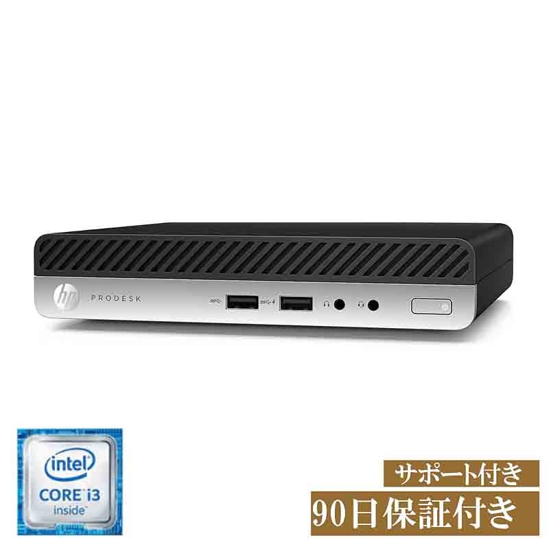 エイチピー ミニPC 400G3/Win 11 Pro/MS Office H&B 2019/Core i3-6100T/WIFI/Bluetooth/8GB/256GB SSD