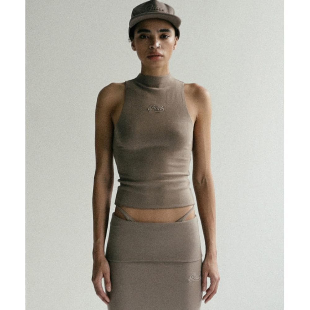 BADBLOOD Beyond Soft Mockneck Tank Tobacco w-tnk24-065 5,953円