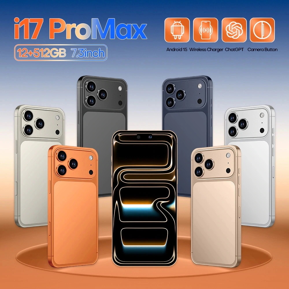 【最新リリース】スマホ 本体 i17 proMax Android15 スマートフォン 7.3インチ 12+512GB 8000mAh 108MP デュアルカメラ コスパ最高 新品 2026