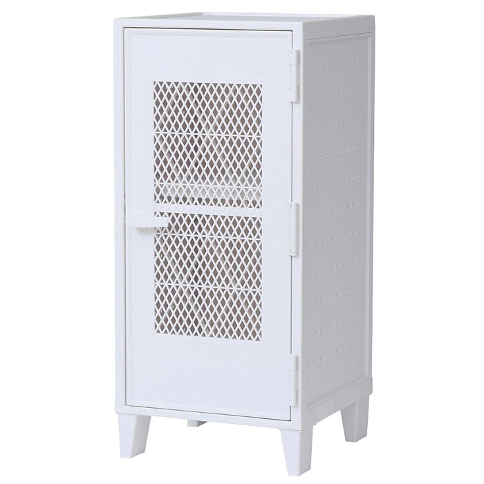 天馬 FPEGC-MESH-WH フィッツ　ペグキャビネット　ロッカー型収納ボックス　メッシュ扉（ホワイト） FPEGCMESHWH