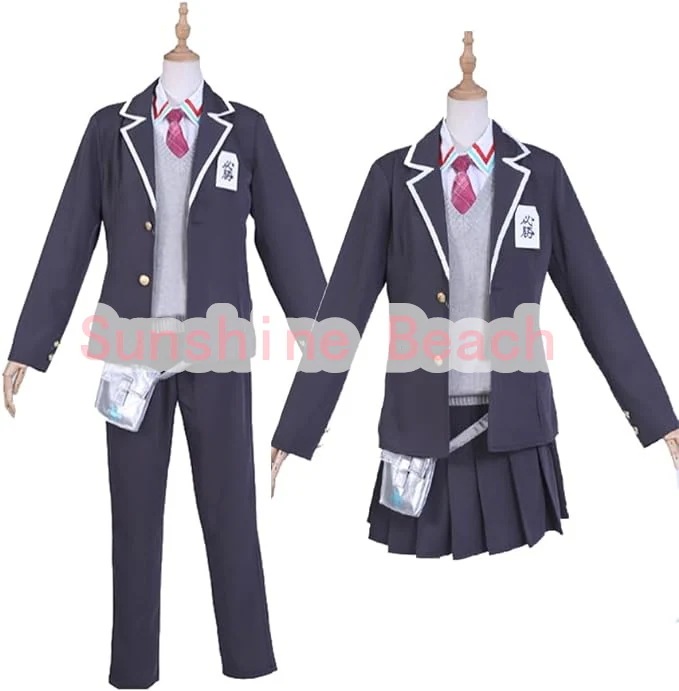 剣持刀也 剣持刀子 コスプレ衣装 バーチャル YouTuber Vtuber 制服 高校生 女子 男子 可愛いセット コスチューム ハロウィン クリスマス 文化祭 学園祭 仮装 演出服 プレゼント