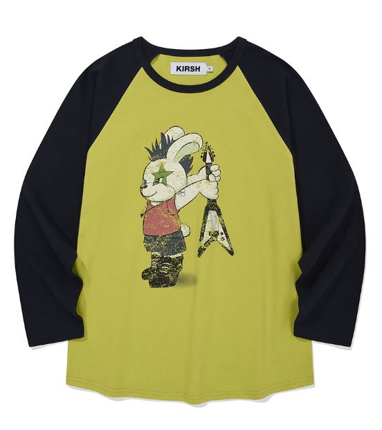 ROCKTTY BUNNY RAGLAN T-SHIRT