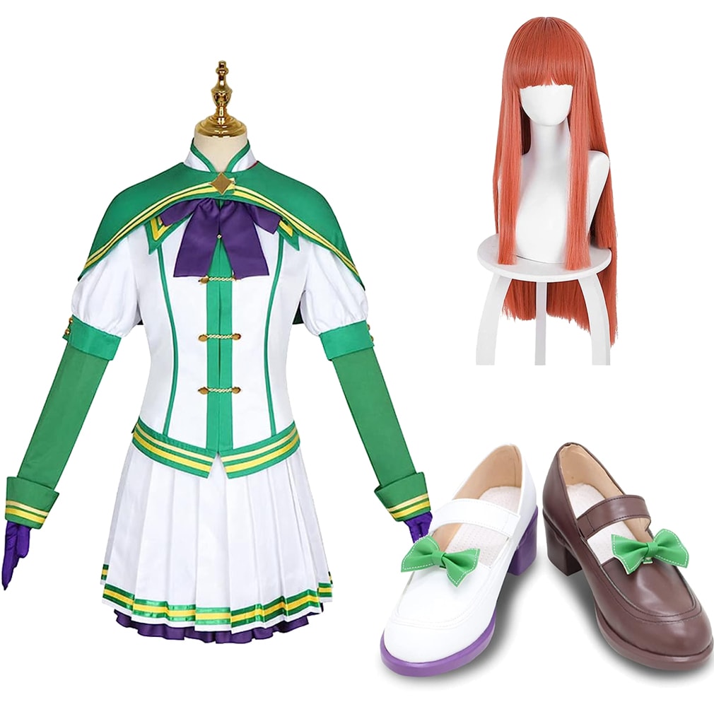 コスプレ衣装 サイレンススズカ ウマ娘 プリティーダービー ウィッグ靴付き イベント パーティー 変装 演出服 クリスマス パーティー