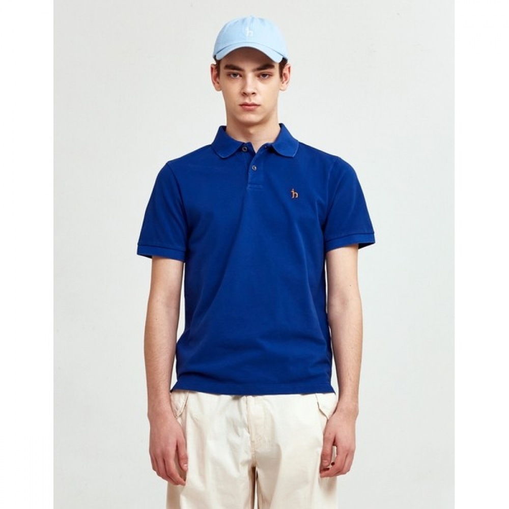 (ヘッジズ) 24SS ブルーショートスリーブピケ T シャツ HZTS4B405B2 8,378円