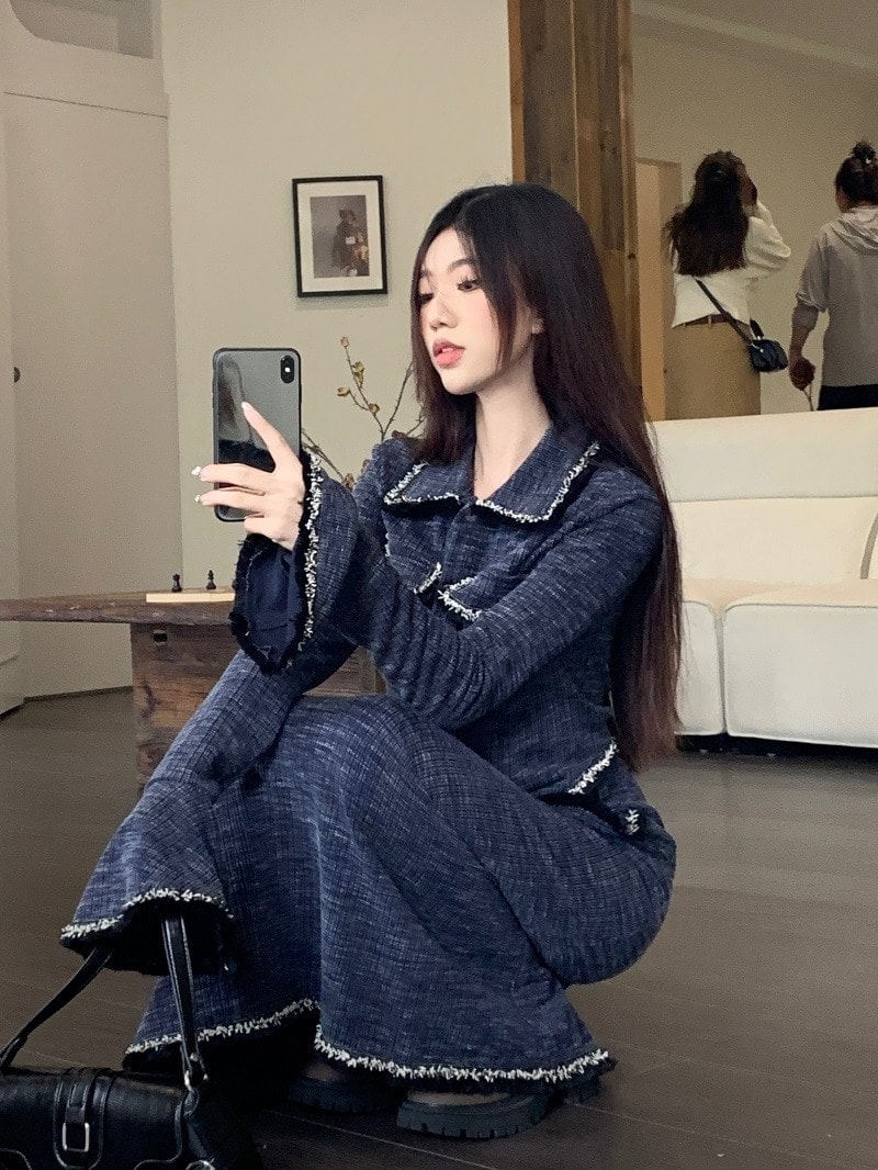 羽織りフレンチ型 韓国っぽ 通勤丈 カジュアル大人っぽ オフィスコートファッション系女っぽ L 24 トップス きれいめ レディース セットアップ ショートミニ チエレガント