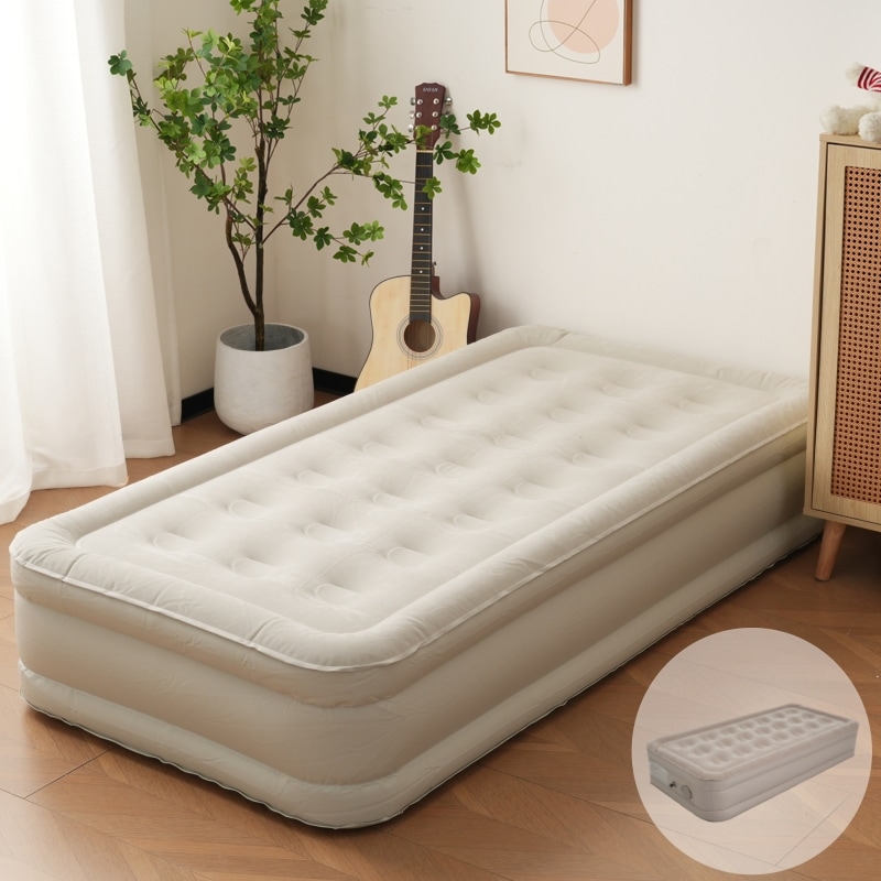 ベッド エアーベッド 電動 シングル 180*95*40cm 空気ベッド キャンプマット インフレーターマット 快適な寝心地 折り畳み 超軽量 コンパクト 電動式ポンプ 収納袋付き　防災対策 5,848円