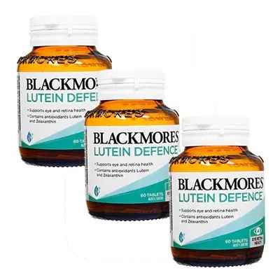 ルテインディフェンス 60錠　3本　ブラックモアズ　Blackmores Lutein Defence 海外直送日時指定不可 国際書留郵便発送