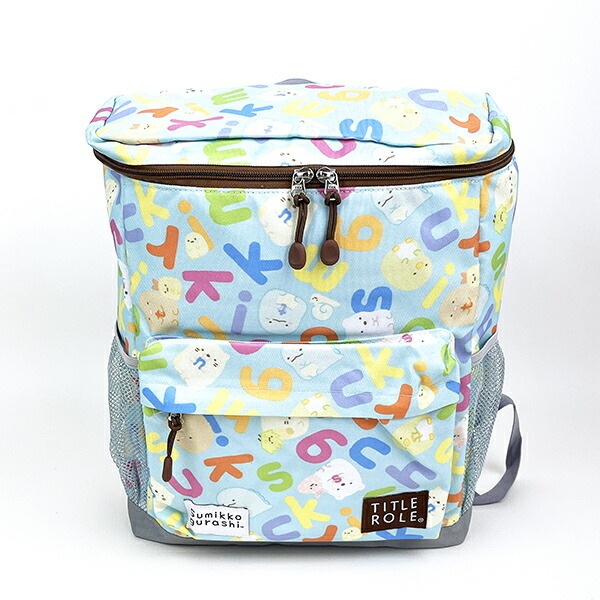 すみっコぐらし ジュニアPCケース付きデイパック(サックス) バッグ キッズ すみっこ_5050-55892