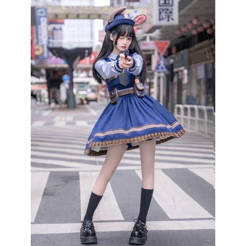 大人バニージュディロリータ 2d ハロウィン漫画キャラクタージュディ Cos コスムセット