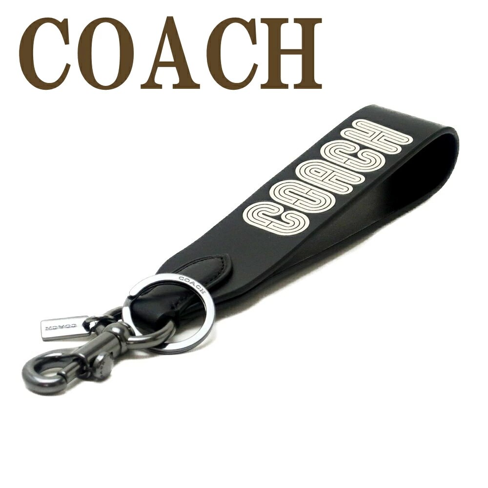 キーリング メンズ キーホルダー ストラップ バッグチャーム ロゴC7003QBBK 【ネコポス】