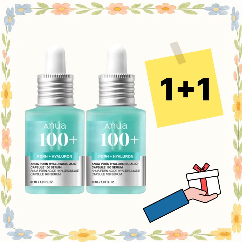 [1+1 韓国1位化粧品] PDRN ヒアルロン酸 カプセル100セラム,30ml+30ml 保湿 コラーゲン水分 モイスチャー 美容液 韓国スキンケア 韓国コスメ アンプル エッセンス 水光肌