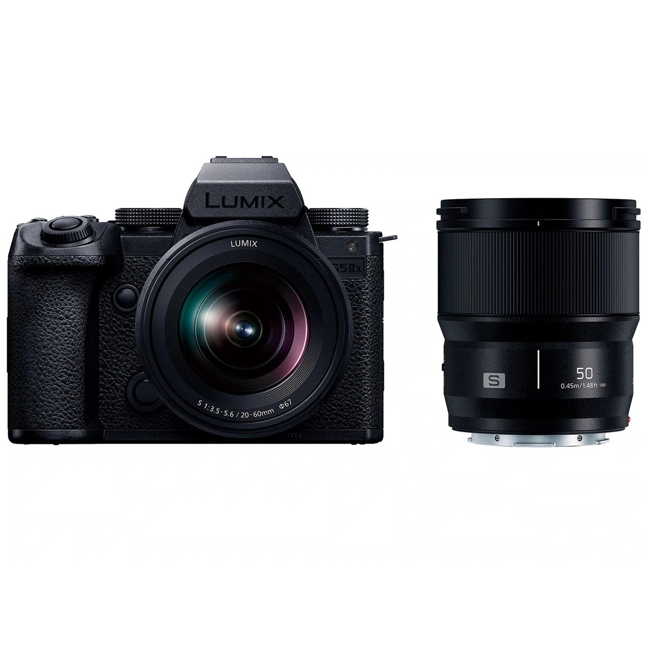LUMIX DC-S5M2XW ダブルレンズキット デジタル一眼カメラ