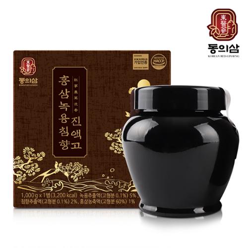 [Q10限定!] 伝統製法で作った紅参鹿茸沈香濃縮エキス膏（1kg）1000g × 1壺