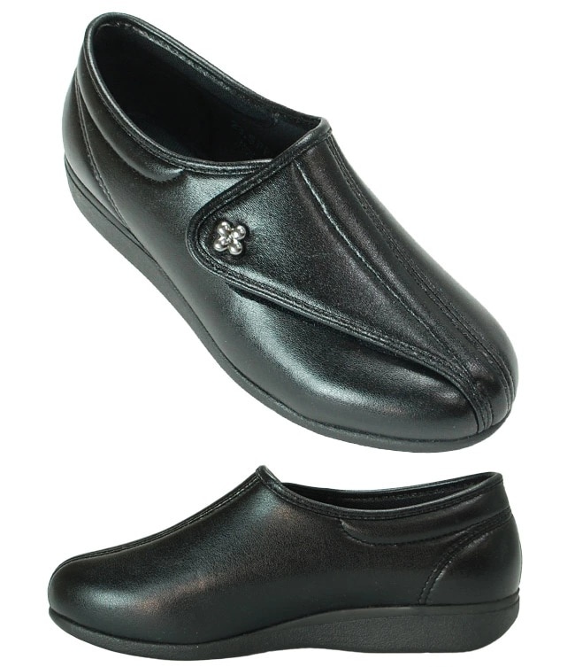 快歩主義 婦人日本製 L011 コンフォートシューズ 介護 リハビリ 高齢者 シニア用 履きやすい マジ