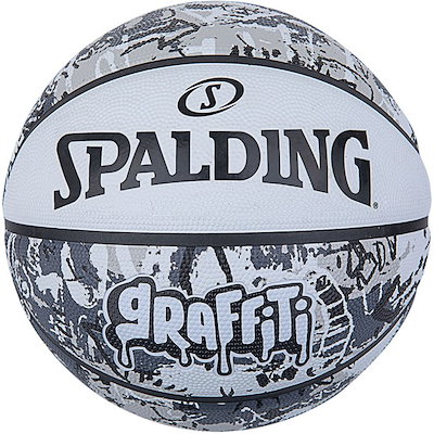 他サイト： SPALDING スポルディング グラフィティ ホワイト 5号球 バスケット ボール 84523Jの商品画像