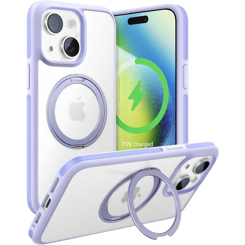 TORRASトラス　UPRO Ostand R Fusion for iPhone 15 ［ Light Purple ］　X00FX1311