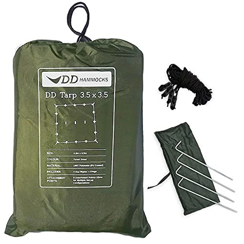 DD Hammocks DD Tarp タープ 35x35 Forest Green（フォレスト