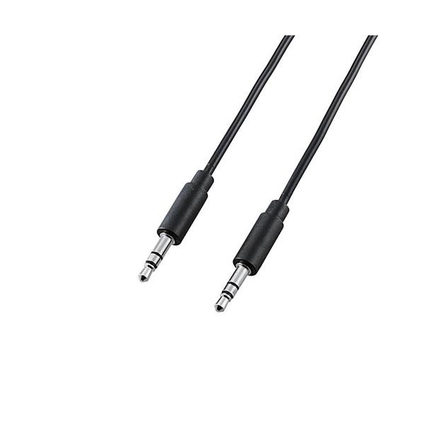 (5個セット) エレコム AVケーブル/ラジカセ用/3.5φオーディオケーブル/ブラック/2.0m DH-MMRN20X5その他PCケーブル