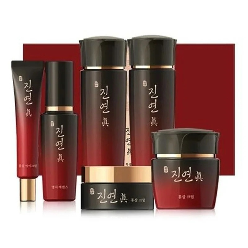 【5点セット】ジンヨンジン 眞 化粧水 乳液 美容液 クリーム アイクリーム セット スキンケアセット 韓国 人気 大容量 保湿 乾燥肌 しわ 母の日 誕生日 プレゼント ギフト