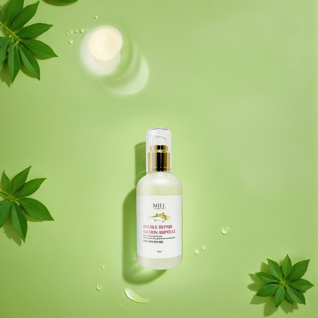 ダブルリペア サーモンアンプル 120ml 乾燥肌ケア＆透明感サポート美容液