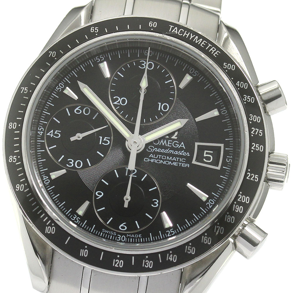 オメガ OMEGA 3210.50 スピードマスター デイト クロノグラフ 自動巻き メンズ 保証書付き_842942【中古】