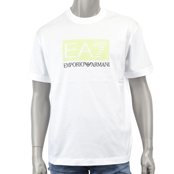 EA7 EMPORIO ARMANI イーエーセブン エンポリオアルマーニ スタッズ ロゴ Tシャツ/3DPT40 PJFBZ 1100