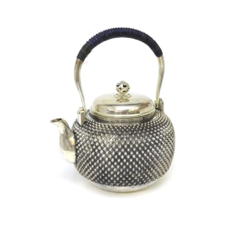 純銀 やかん 茶器 鉄瓶 湯沸 (42693)