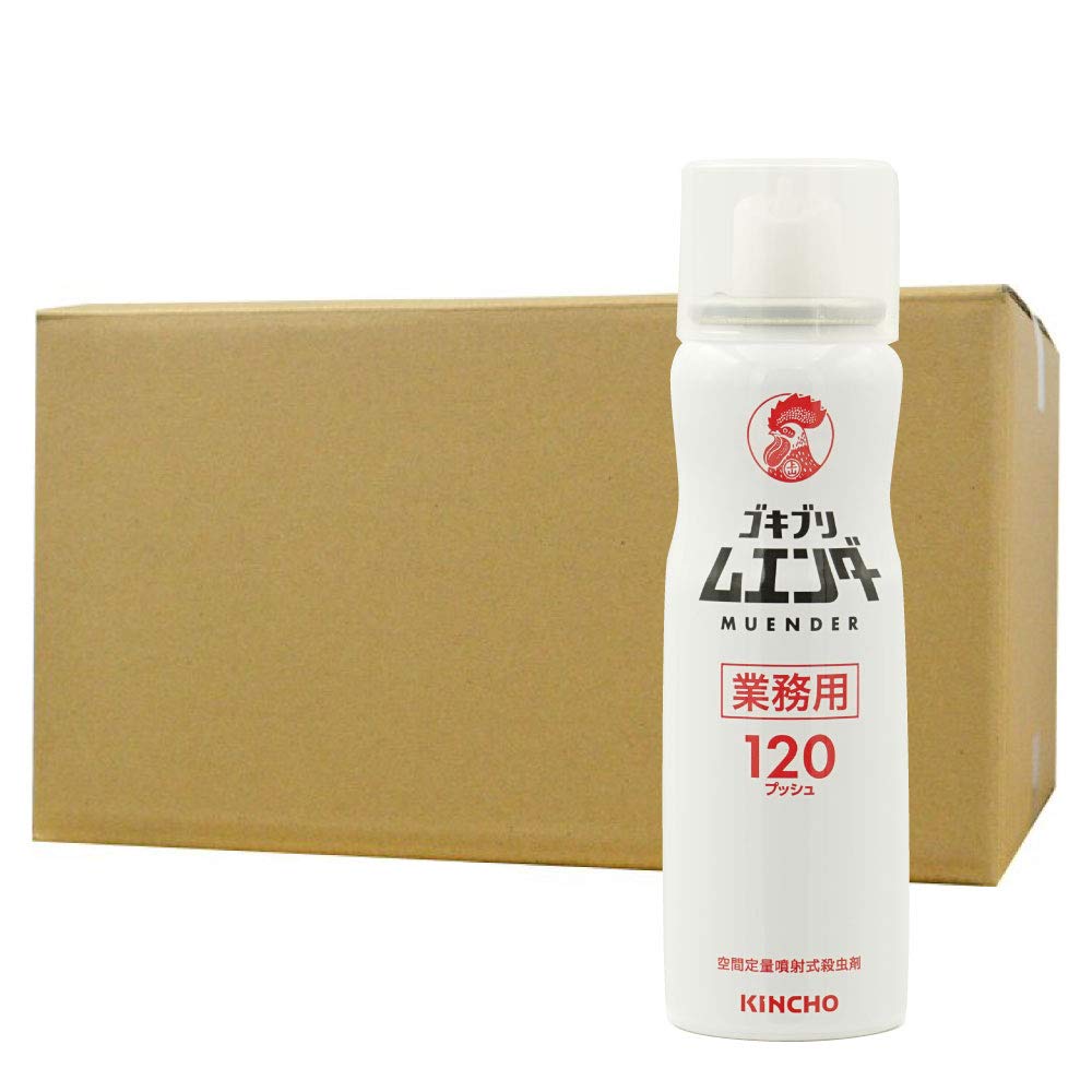 金鳥 業務用ゴキブリ ムエンダー 120プッシュ 52ml×12本