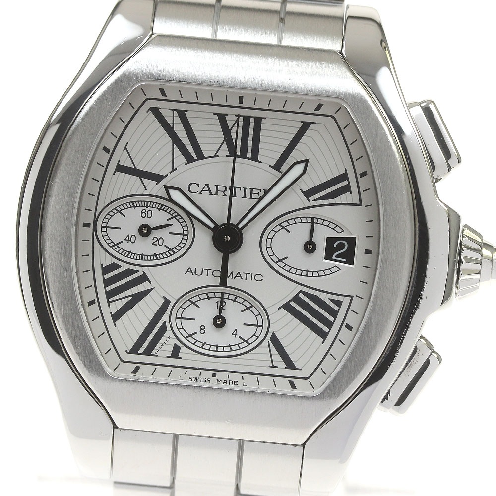 カルティエ CARTIER W6206019 ロードスターS クロノグラフ 自動巻き メンズ _837138【中古】