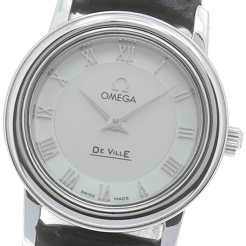 オメガ OMEGA 4870.33.01 デビル クォーツ レディース 保証書付き_874006【中古】