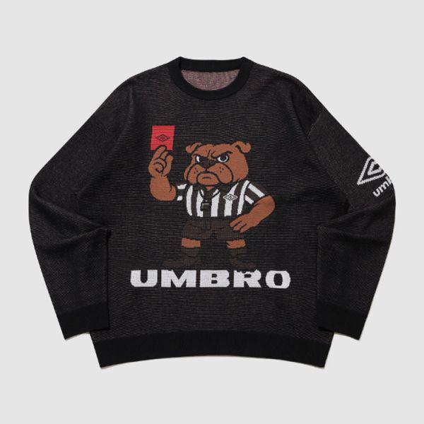 ダービードッグ レフリー ニット セーター ブラック UR121CST31BLK 931259