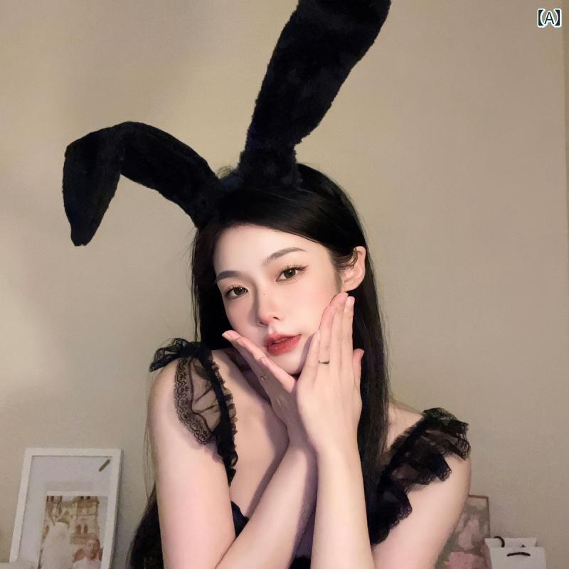 ヘアアクセサリー ハロウィン ゴシック 髪飾り 小物 カチューシャ ヘアバンド 秋冬 ふわふわ パーティー アニマル モチーフ 耳 イベント ハロウィーン かわいい ユニーク